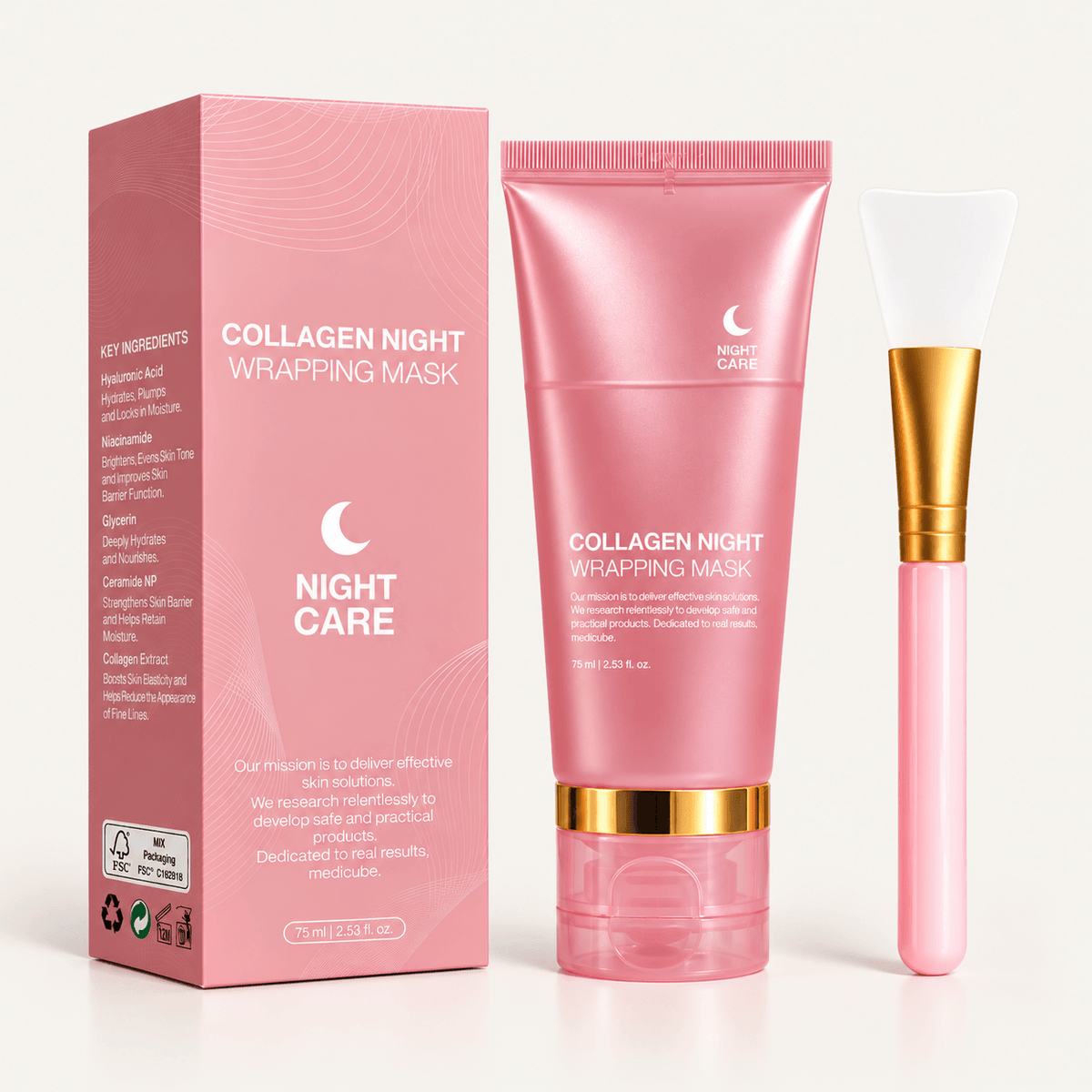 Collagen Night Wrapping Mask – 75 ml