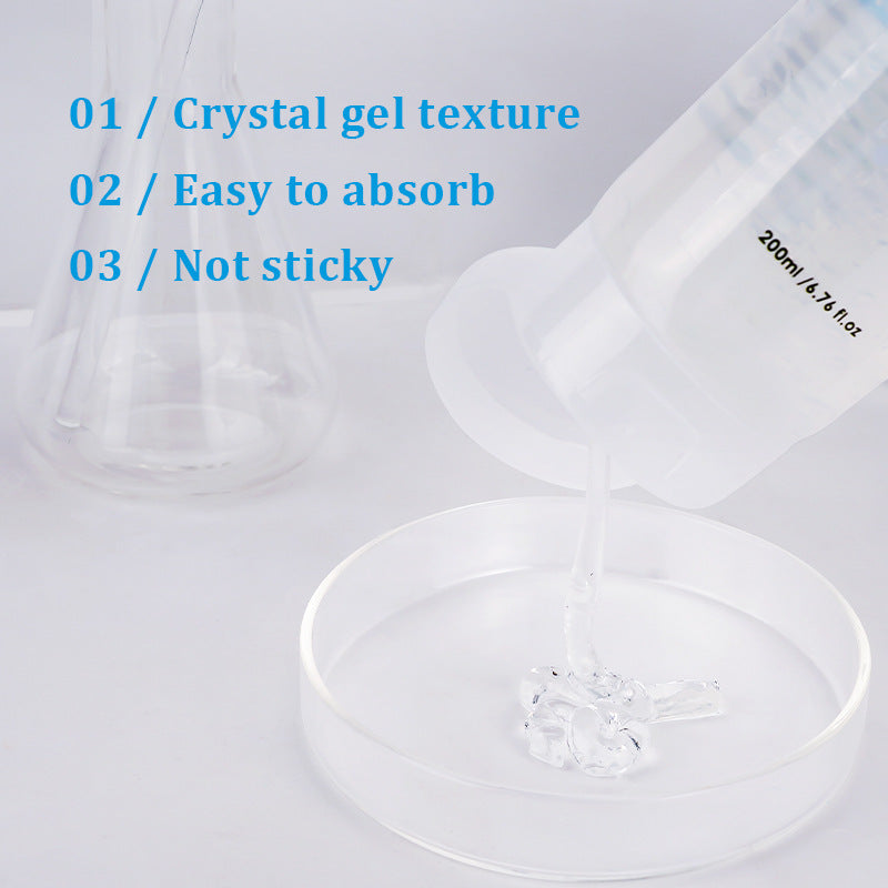 Moisturizing conductive gel for beauty devices — hydrating salon‑grade formula on white background