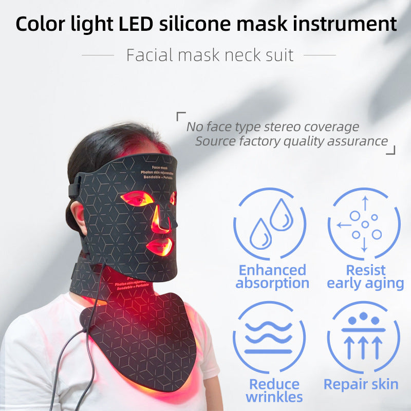 Beautrol LED mask for wrinkles — red light anti‑aging treatment device