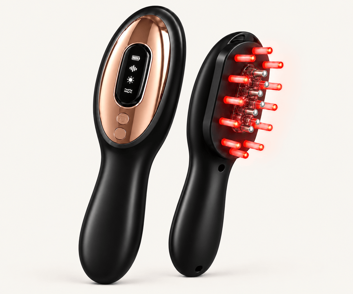 Scalp Serum Applicator &amp; Electric Massage Comb