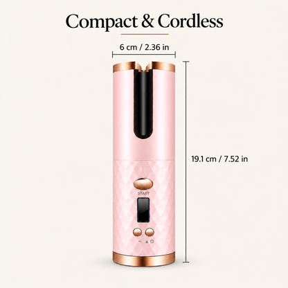 Cordless Automatic Hair Curler – Rechargeable