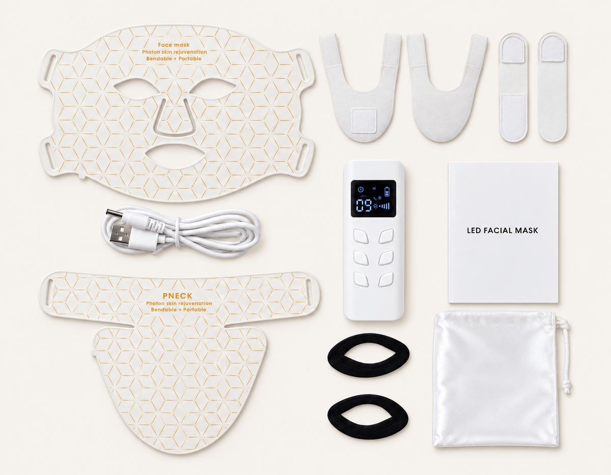 4-Mode LED Light Therapy Mask for Face &amp; Neck