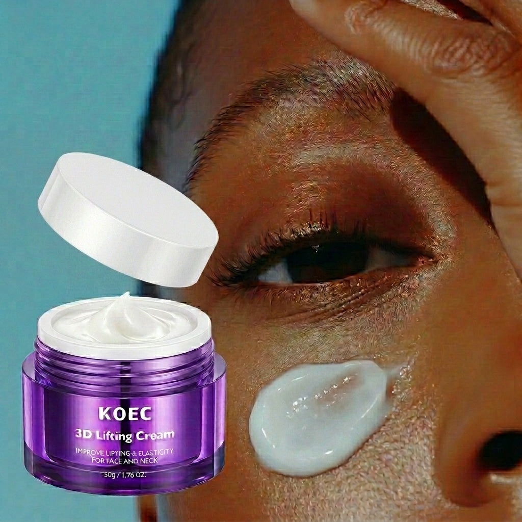 KOEC 3D Lift & Firm Sculpting Cream — Face + Neck Tightening Formula
