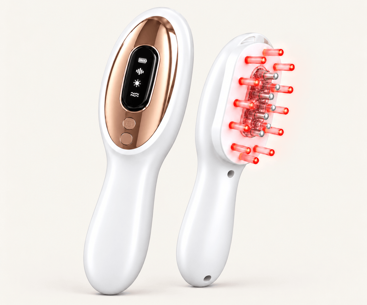Scalp Serum Applicator &amp; Electric Massage Comb