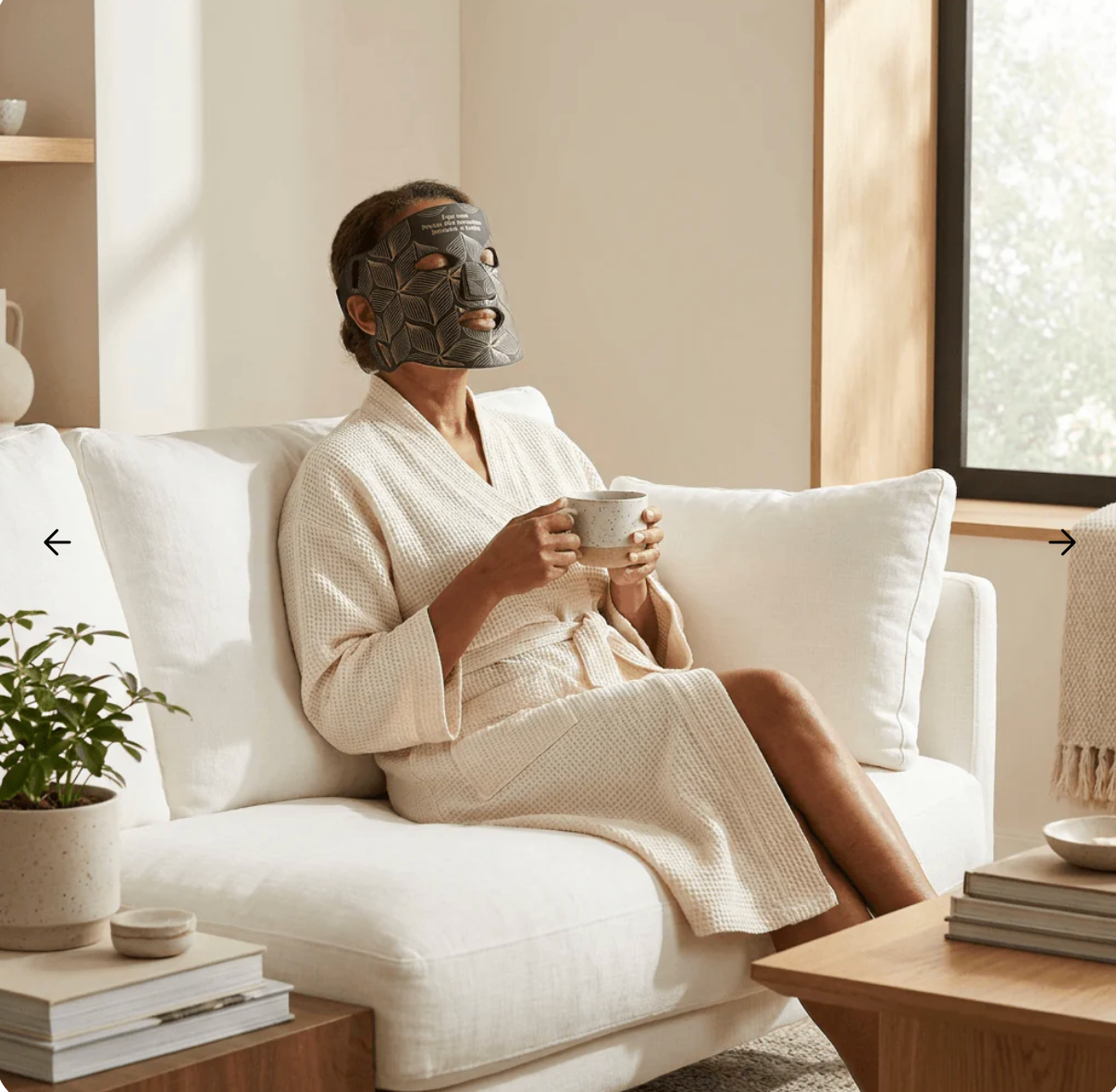 Beautrol anti‑aging LED mask — red, blue, and multi‑spectrum light treatment