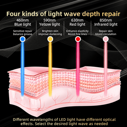 4-Mode LED Light Therapy Mask for Face &amp; Neck