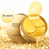 24K Gold Eye Mask jar with 60 hydrogel eye patches for rejuvenating tired eyes.