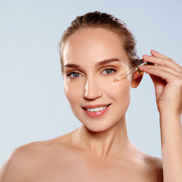 Apply your favorite eye serum or eye cream before treatment.